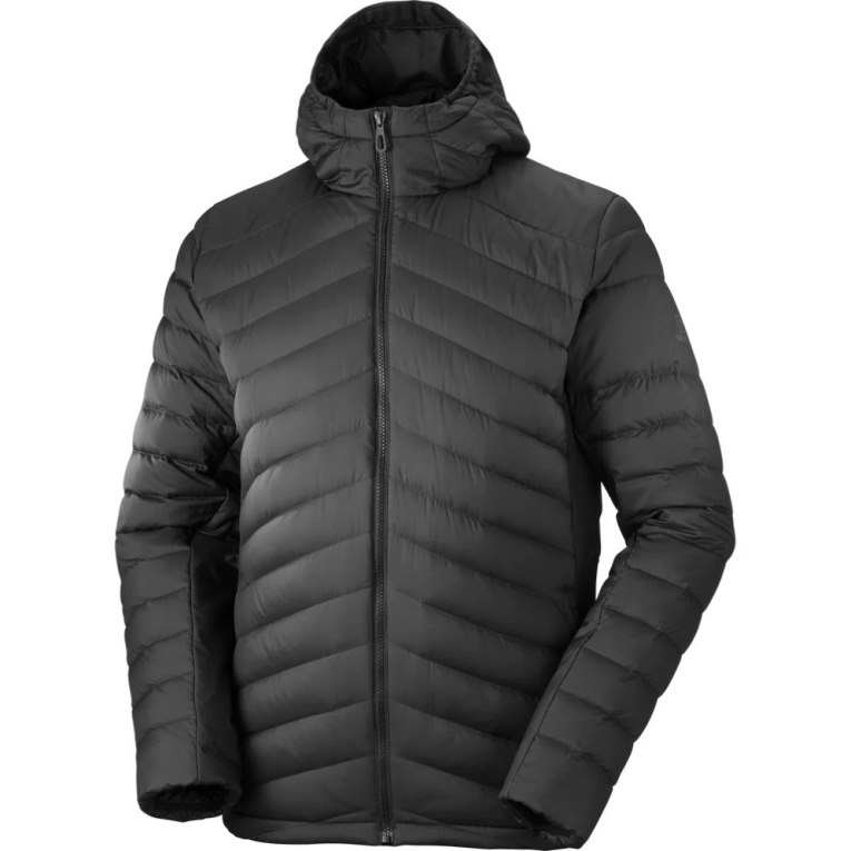 Black Salomon Essential Xwarm Down Men's Insulated Jackets | IE PC3027